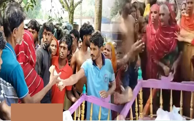 দাফনে বাঁধা দিয়ে সুদের টাকা আদায়, ভিডিও ভাইরাল