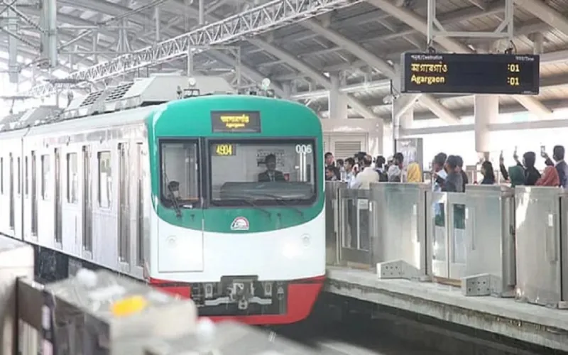 ৭ ঘণ্টা পর মতিঝিল থেকে শাহবাগ অংশে মেট্রোরেল চালু